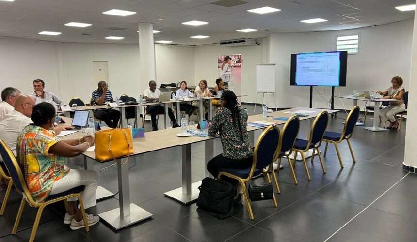 Le conseil d’orientation paritaire du financeur de formation Akto, s’est réuni en Guadeloupe le 1er octobre, en présence de Laurent Barthelemy, président de l’organisme. Yolande Berthelot (CFDT) et Philippe Roquelaure (Medef Guadeloupe) ont participé aux discussions sur les enjeux de l'emploi et de la formation dans les secteurs des services. Photo : Akto