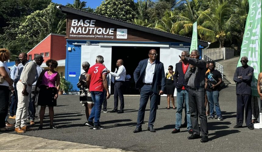 Inauguration de la Base Nautique Intercommunale Victor Jean-Noël à Petit-Bourg mardi 3 décembre 2024. Photo : FB CABNT