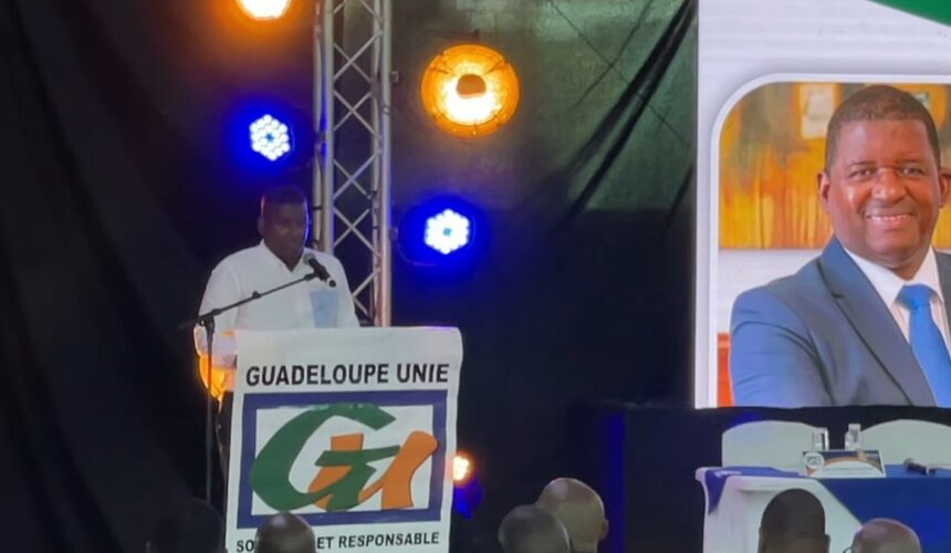 Guadeloupe unie, solidaire et responsable (GUSR) a tenu dimanche 1erdécembre son 9e congrès au palais des sports Laura Flessel à Petit-Bourg
