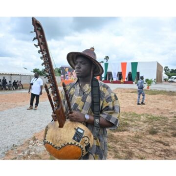 La Côte d'Ivoire a inauguré le 30 juin 2025 une nouvelle extension de son premier musée archéologique, après la découverte de vestiges lors de la construction d'un barrage dans le sud du pays. Photo : Issouf Sanogo / AFP