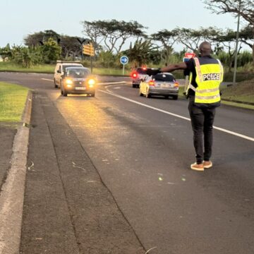 Photo d’illustration d’un contrôle de police sur la route en Guadeloupe. Photo : Police nationale de la Guadeloupe