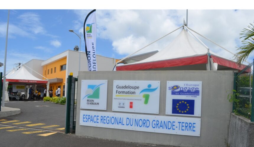 Antenne du nord Grande-Terre de Guadeloupe formation, établissement régional en charge de la formation professionnelle. Photo : DR