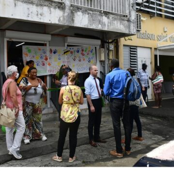 Vue de l'épicerie solidaire de la Maison Saint-Vincent à l'Assainissement, inaugurée le 20 octobre à Pointe-à-Pitre. Photo : Préfet de la Guadeloupe