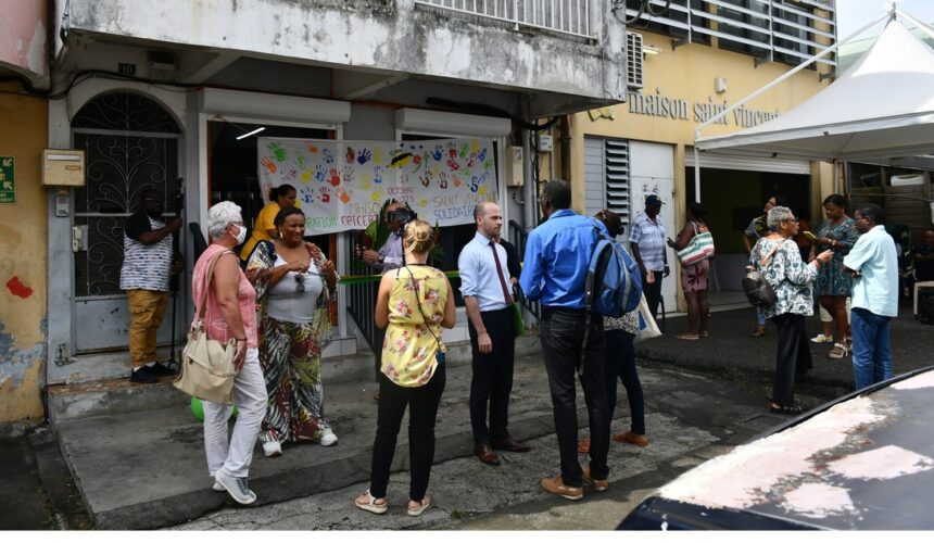 Vue de l'épicerie solidaire de la Maison Saint-Vincent à l'Assainissement, inaugurée le 20 octobre à Pointe-à-Pitre. Photo : Préfet de la Guadeloupe