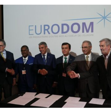 Réunion des représentants des Régions ultrapériphériques (RUP) à Bruxelles, le 6 novembre, pour défendre le maintien des financements spécifiques post-2027. Photo : Région Guadeloupe