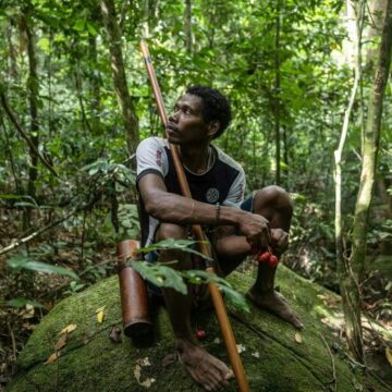 En voie de sédentarisation, les Maniqs (habitants ancestraux de Thaïlande) réclament que leur droit de propriété soit reconnu sur les territoires qu'ils occupent depuis des générations mais qui sont à présent régis par les lois de protection de la nature. Photo: AFP