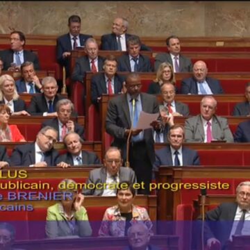 Ary Chalus, député de Guadeloupe, lors d’une séance de questions au gouvernement mardi 31 mai 2016. Capture écran Assemblée nationale.