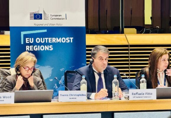 Forum des Régions ultrapériphériques de l’Europe, mardi 18 novembre 2025 à Bruxelles sous la présidence guadeloupéenne d’Ary Chalus. Photo : DR